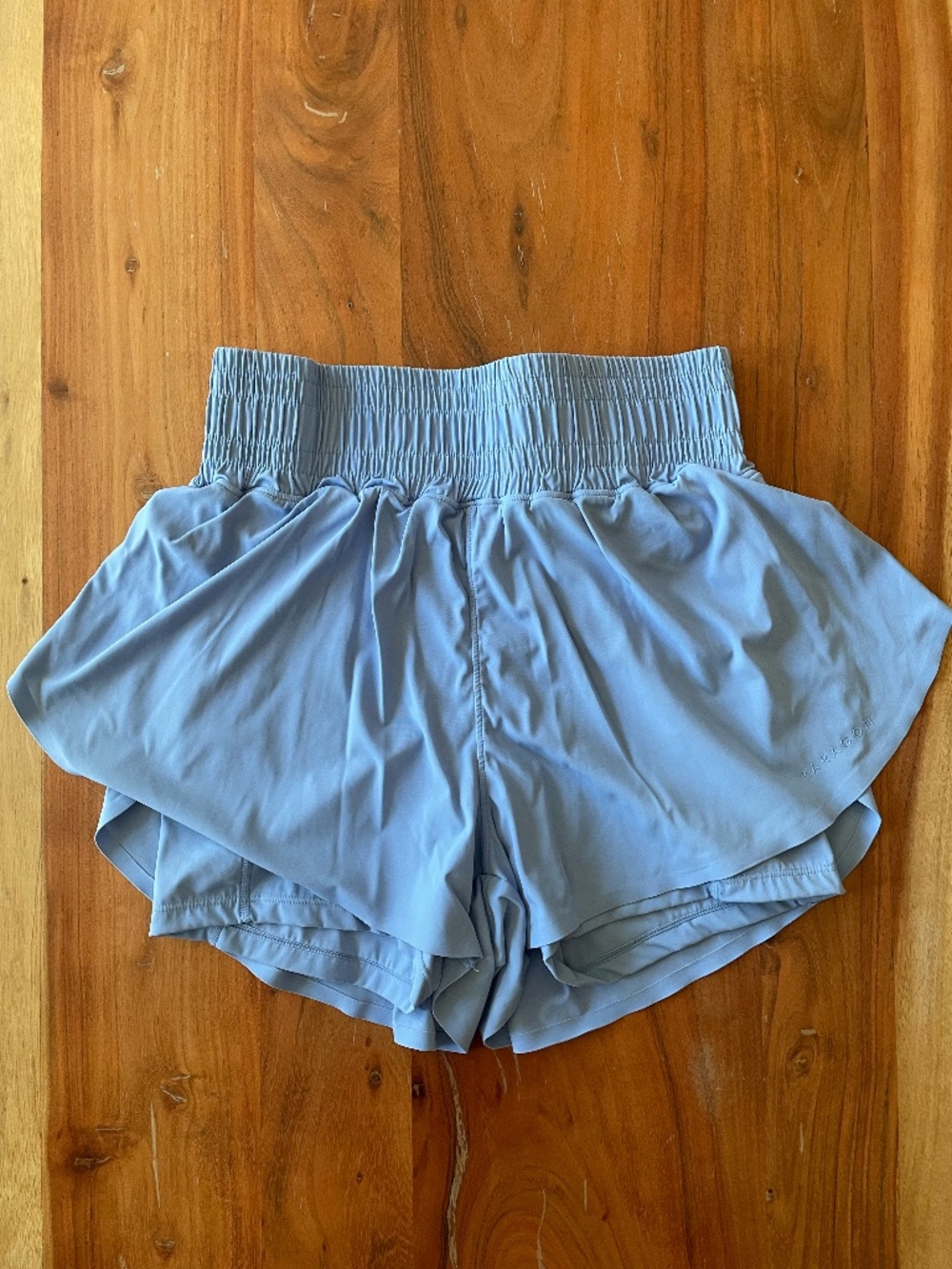 Paragon Fit Sport Motion Smocked Waist High Rise Track Shorts
